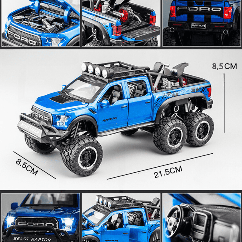 Ford Raptor F150 6X6  1:28