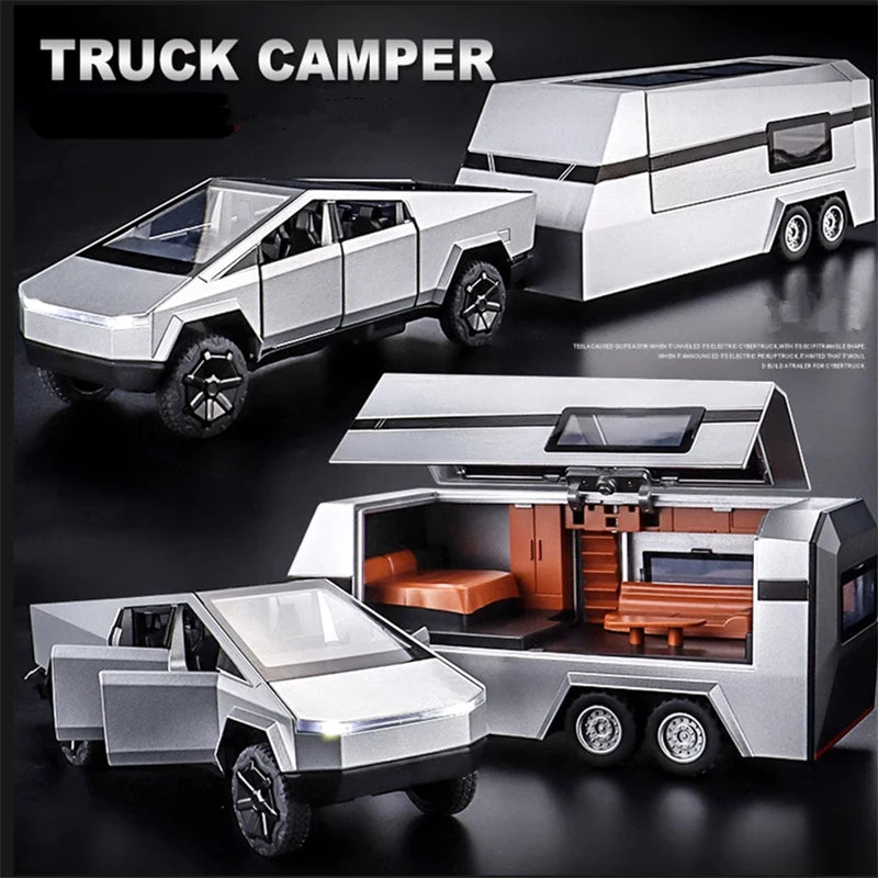 Pickup Tesla com Trailer